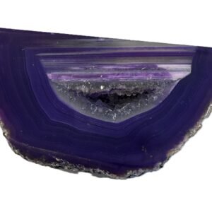 Purple agate 13 1 sians emporium Purple agate quarter geode 13 1