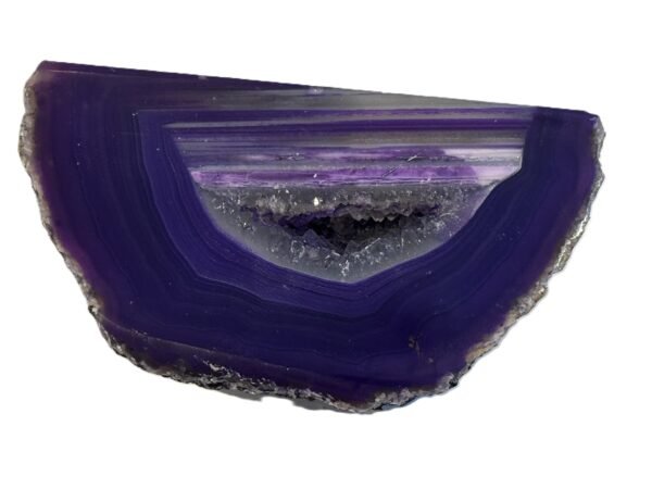 Purple agate 13 1 sians emporium Purple agate quarter geode 13 1