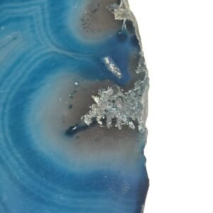 Blue agate 7 3 sians emporium Blue agate half geode 7 3