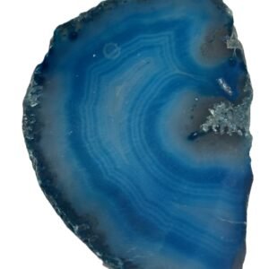 Blue agate 7 6 sians emporium Blue agate half geode 7 6