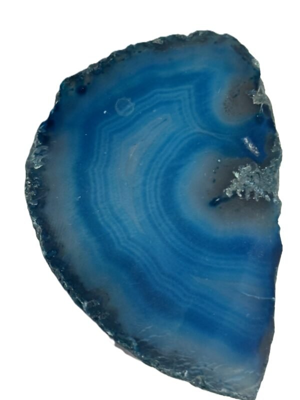 Blue agate 7 6 sians emporium Blue agate half geode 7 6