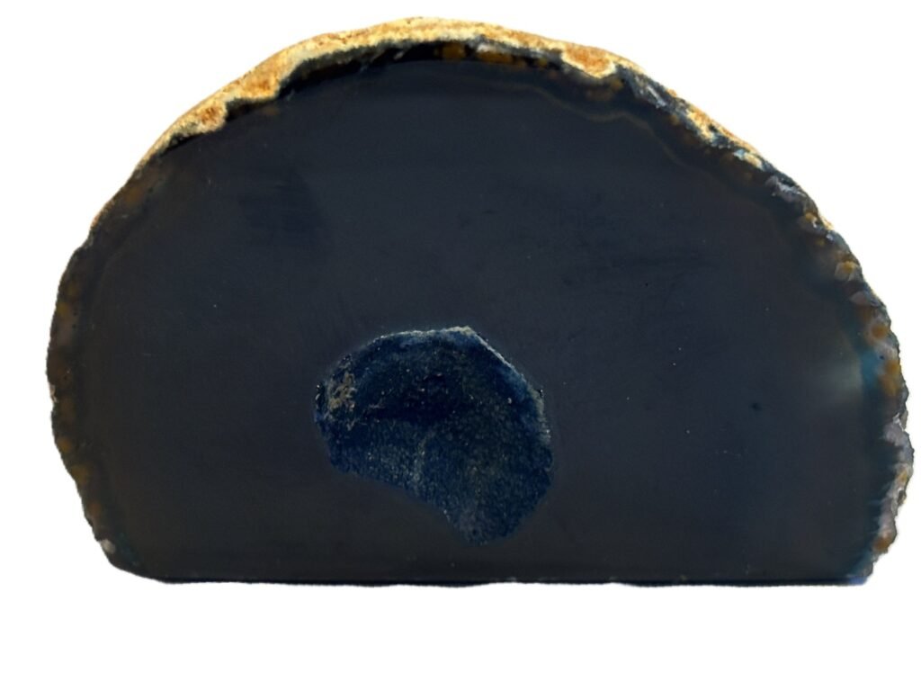Blue agate 9 1 sians emporium Blue agate half geode 9 1