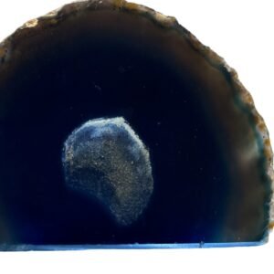 Blue agate 9 2 sians emporium Blue agate half geode 9 2