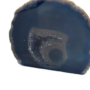 Blue agate 10 1 sians emporium Blue agate half geode 10 1