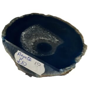 Blue agate 10 2 sians emporium Blue agate half geode10 2