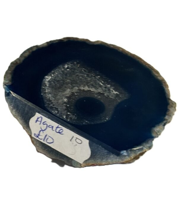 Blue agate 10 2 sians emporium Blue agate half geode10 2