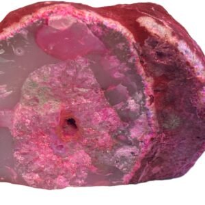 Pink agate 5 3 sians emporium Pink agate half geode 5 3