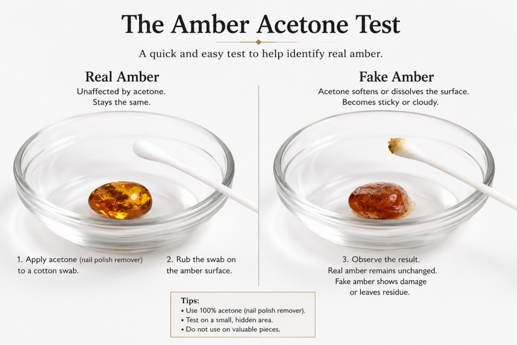 Amber acetone test sians emporium Amber acetone test