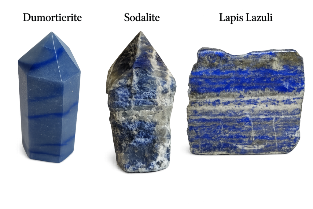 Dumortierite sodalite lapis