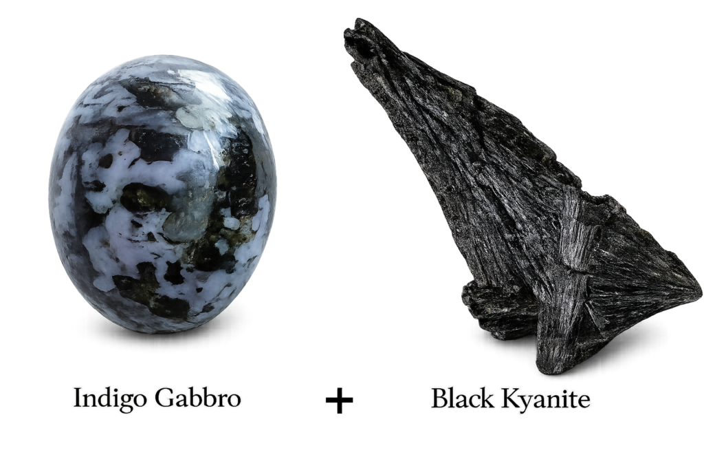 Indigo gabbro blue kyanite sians emporium Indigo gabbro blue kyanite