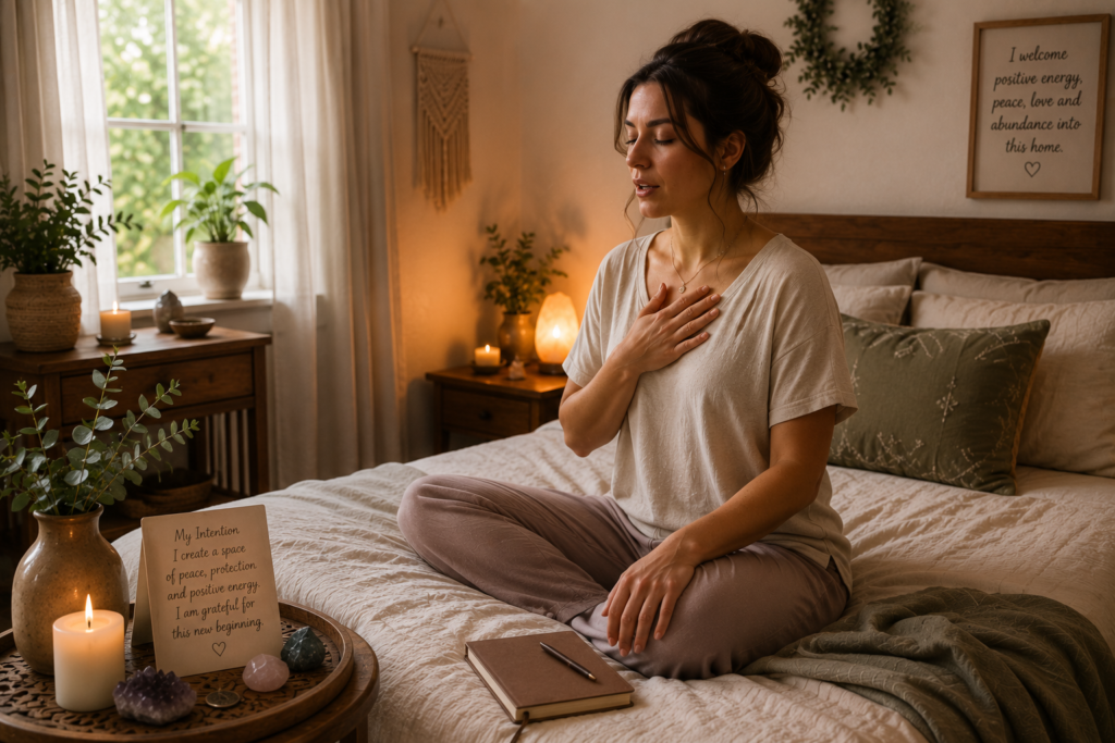 Person setting an intention sians emporium Person setting an intention