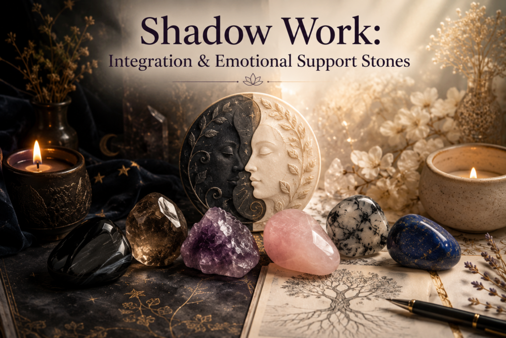 Shadow work integration emotional support stones sians emporium Shadow work integration emotional support stones