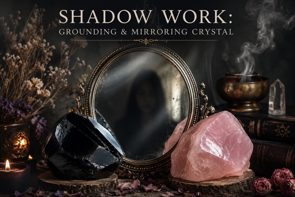 Shadow work grounding and mirroring crystals sians emporium Shadow work grounding and mirroring crystals
