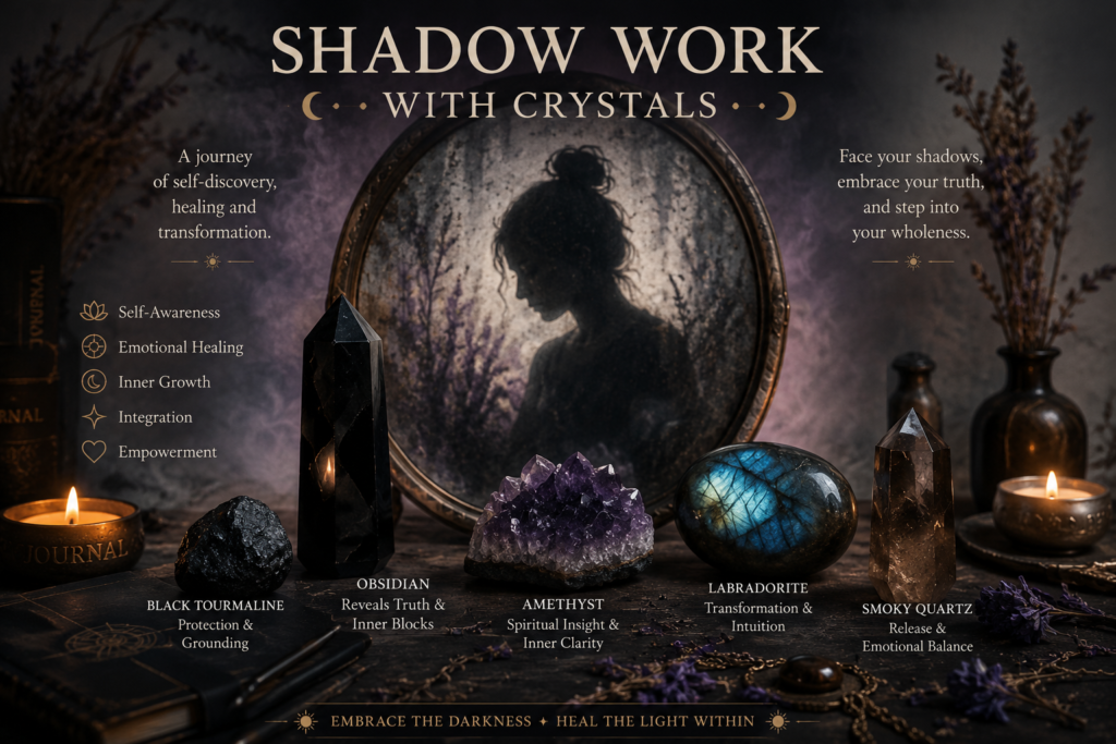 Shadow work with crystals sians emporium Shadow work with crystals