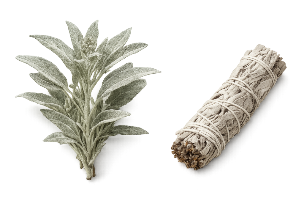 Sage plant and dried sade sians emporium Sage plant and dried sade